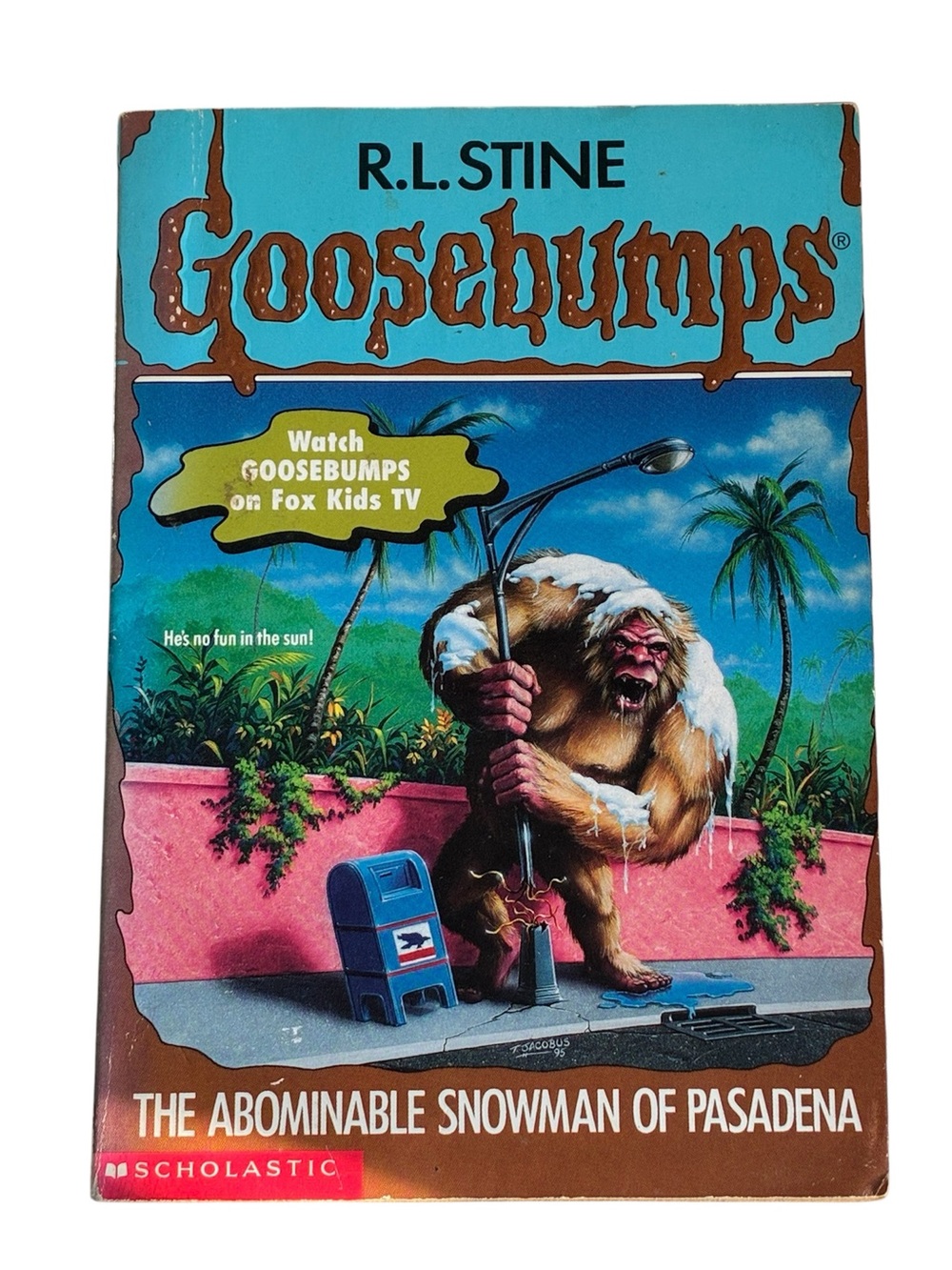 6/$20🎉 VINTAGE GOOSEBUMPS BOOK ‘THE ABOMINABLE SNOWMAN OF PASADENA’ R.L STINE